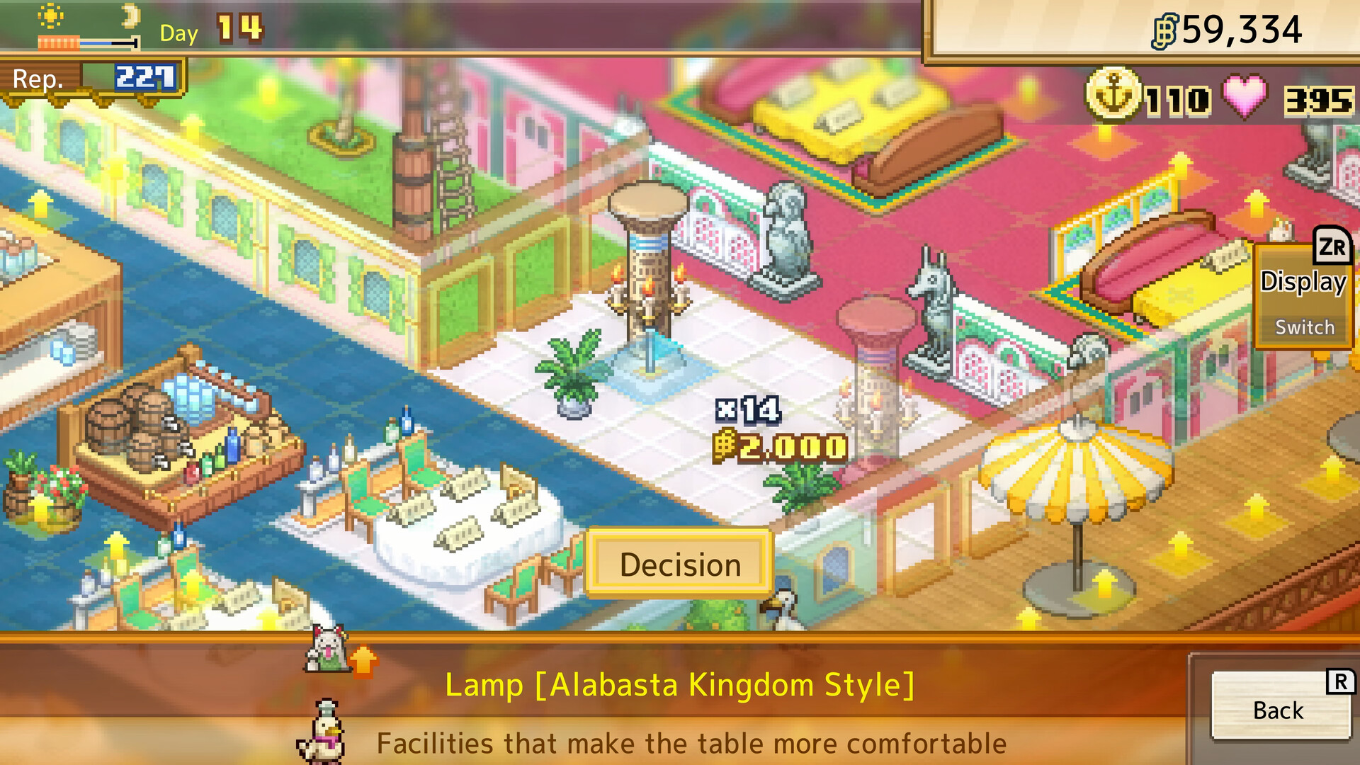 Offizieller Screenshot aus ONE PIECE Grand Gourmet — Restaurant-Management mit den Strohhut-Piraten